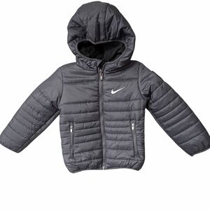 Nike Charcoal Hooded Jacket